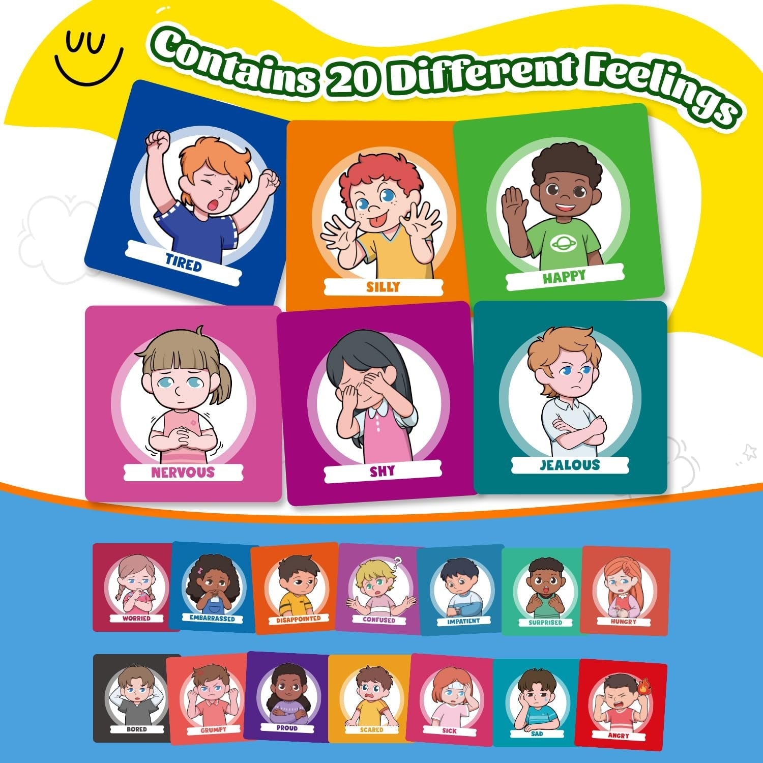 BowLift |  Children's Feelings and Emotions Book – A Fun Flipbook for Emotional Awareness!