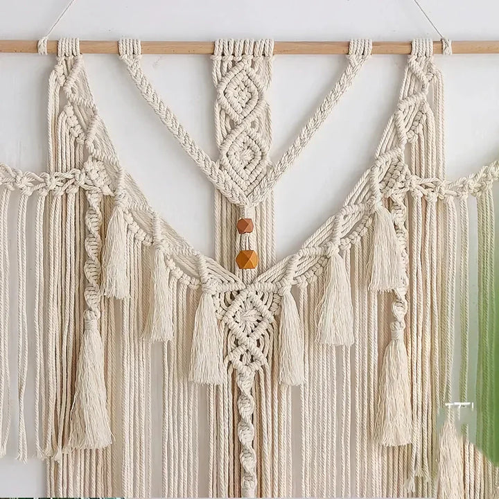 BowLift | Large Macrame Wall Hanging Tapestry with Tassels