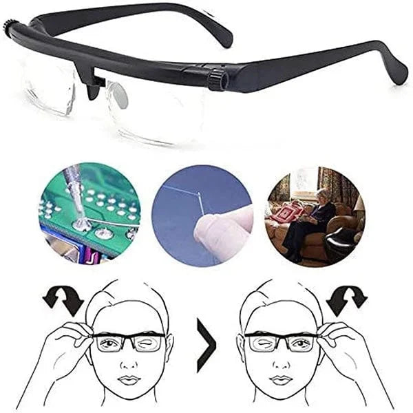 Bowlift | Adjustable focus glasses for near and far vision