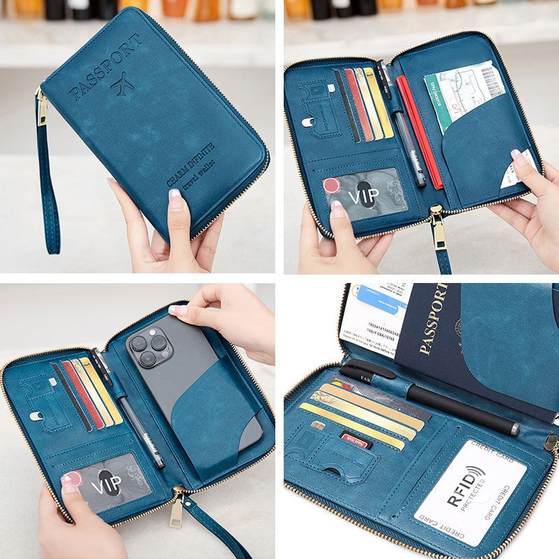 BowLift | Multi-Functional RFID Passport Wallet