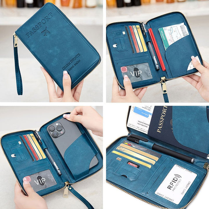 BowLift | Multi-Functional RFID Passport Wallet