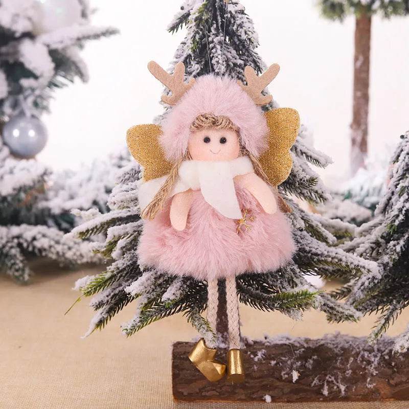 BowLift | Christmas Cute Fabric Antler Plush Girl Decoration Ornaments