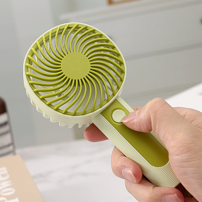 Mini Handheld USB Rechargeable Fan - 3-Speed Portable Air Cooler | Bowlift