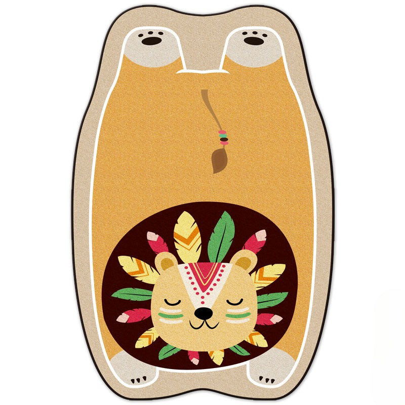 BowLift | Cute Animal Living Room Decorative Rugs – Plush Soft Cartoon Bedroom Carpet