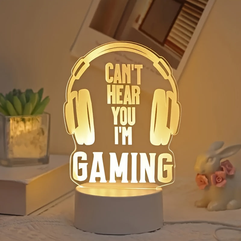 GameLamp - Compact LED Table Lighting with USB Bowlift
