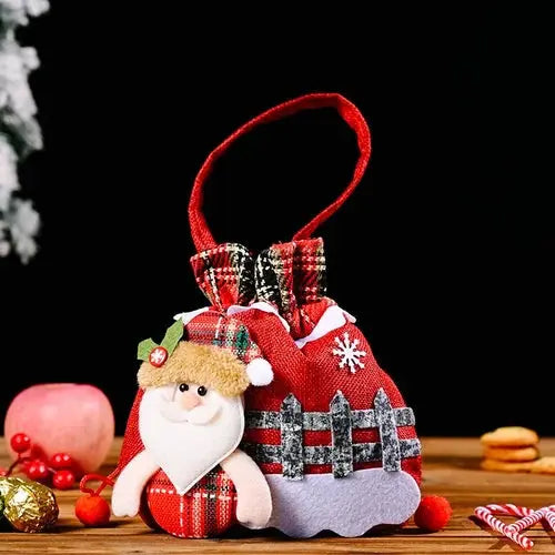 BowLift | Christmas Gift Bags | Fabric Bags with Drawstring | Various Designs | Reusable
