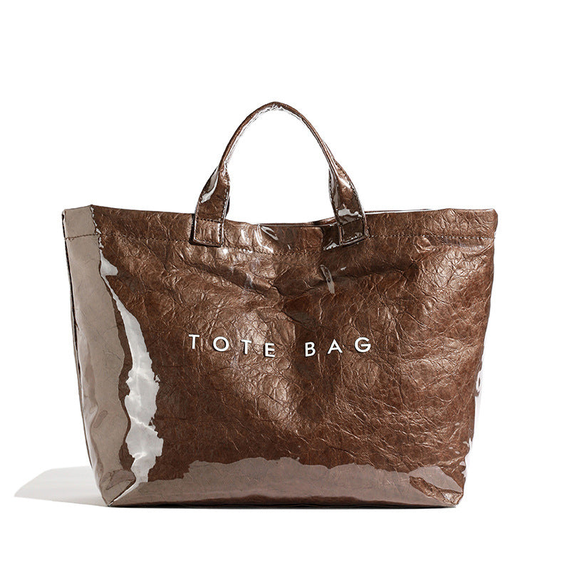 Women Letter Print Tote Bag | Bowlift