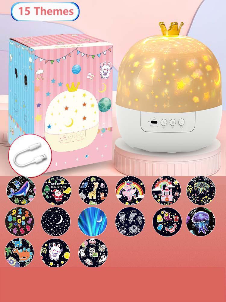 BowLift | Projector Night Light for Kids 15 Sets of FilmsType-C Charging