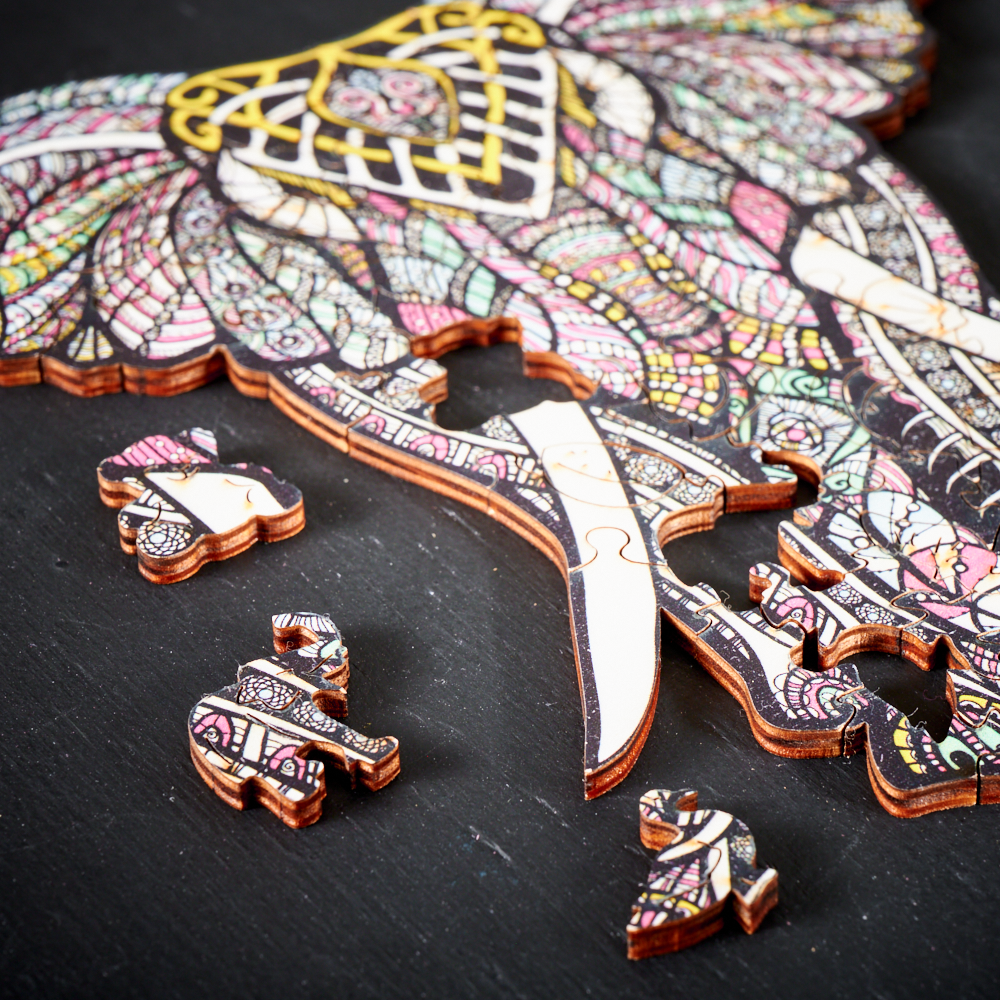 CreativeWood Puzzles – Unique Animals and Figures Bowlift