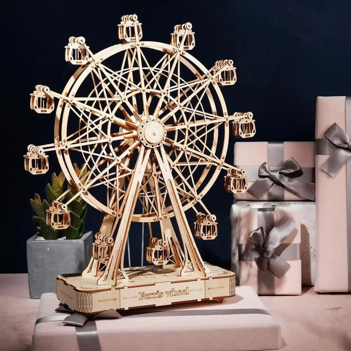 BowLift | 3D Wooden Ferris Wheel to Build Yourself for Kids & Adults