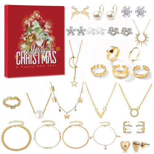 BowLift | Golden/Silver Jewelry Advent Calendar - Livia