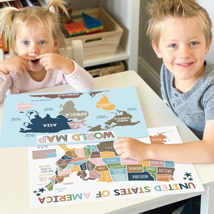 BowLift | 📚Boho PreK Educational Posters 16 pcs