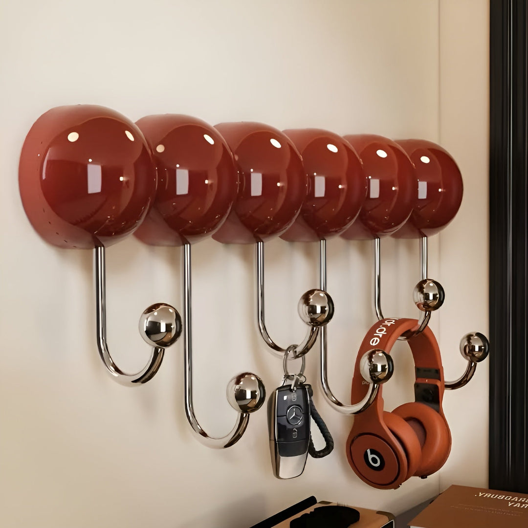 Shower hooks with suction cup – Strong hold without drilling | Perfect for bath and shower | Bowlift