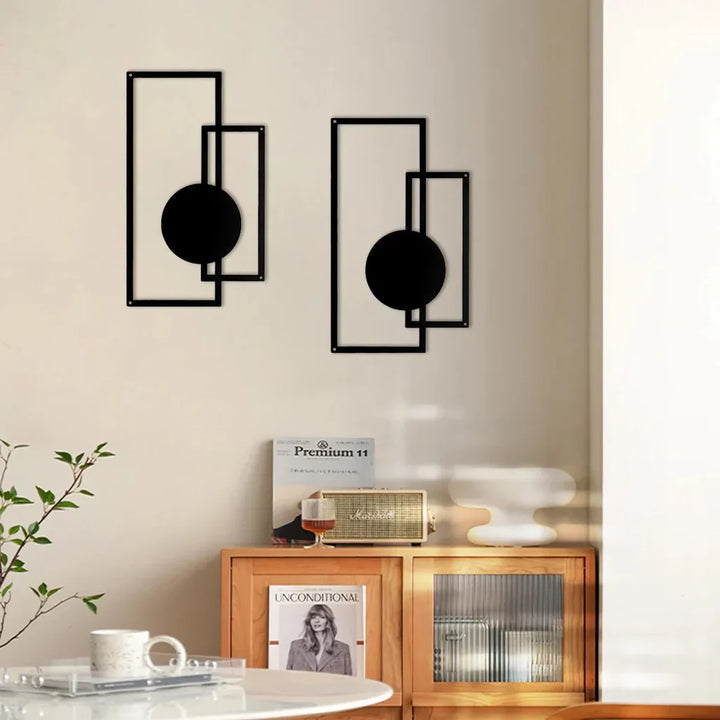 BowLift | Nordic Iron Silhouette Wall Hanging Set