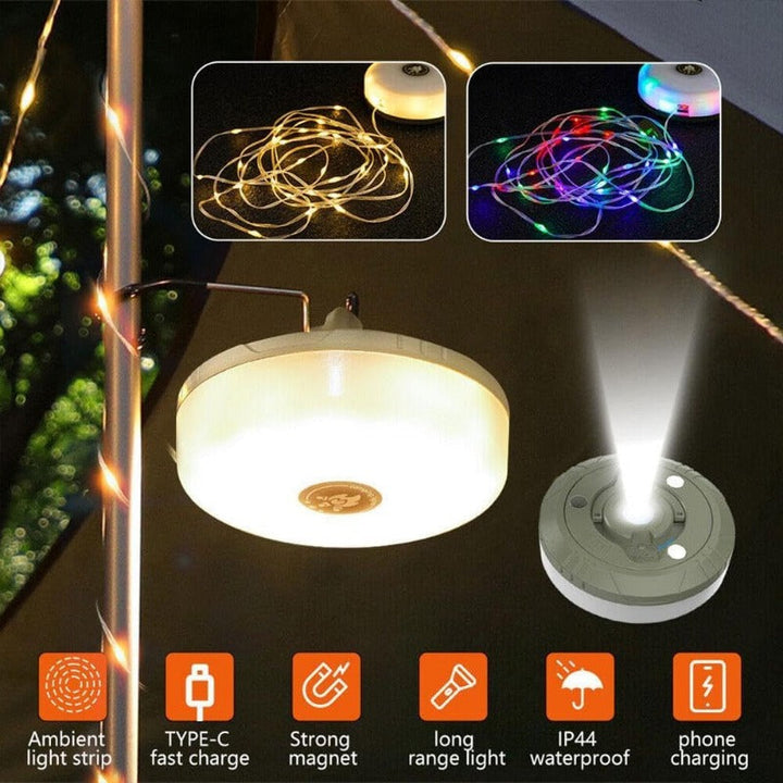 BowLift | Compact LED Camping Light with USB Rechargeable and Magnetic Base