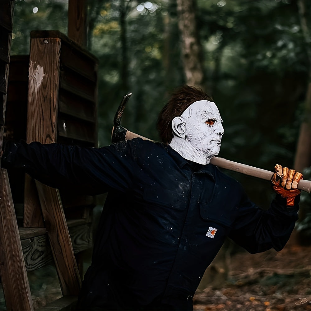 BowLift | Men's Eng Horror Halloween Costume Mask | Full Head Realistic
