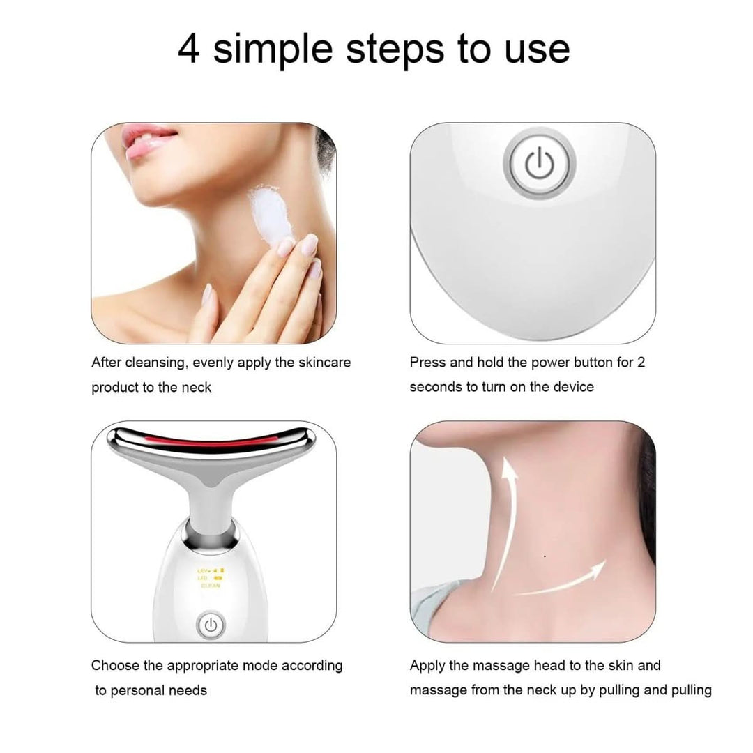 BowLift | 3-in-1 facial massager with light therapy, vibration & heat function