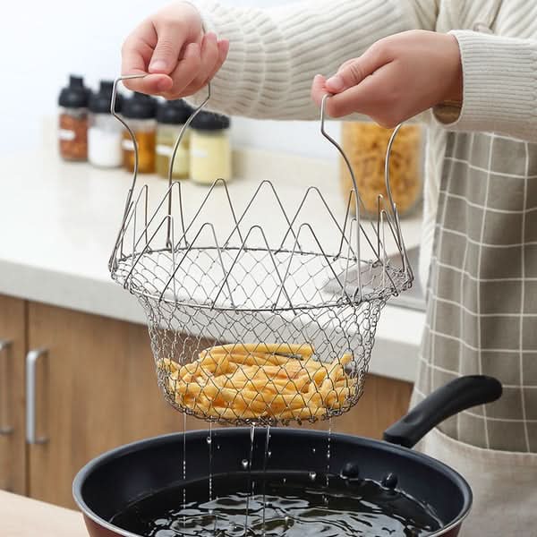 BowLift | FryFold - Multifunctional Foldable Frying Basket