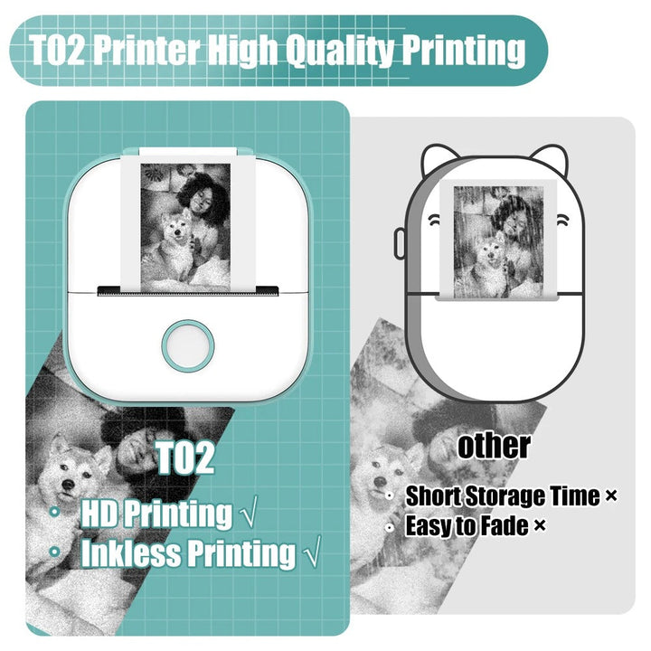 BowLift | PocketPrint Mini – Portable Thermal Photo Printer Without Ink