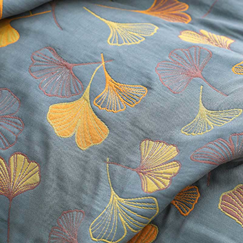 BowLift | LeafNest - Soft Cotton Bed Linen with Leaf Motif