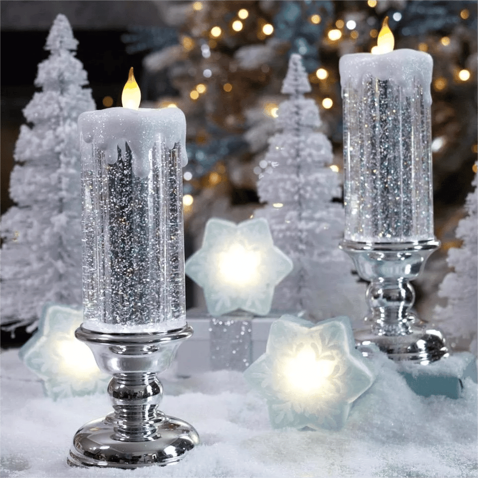 BowLift | LED Christmas Candles  With Pedestal