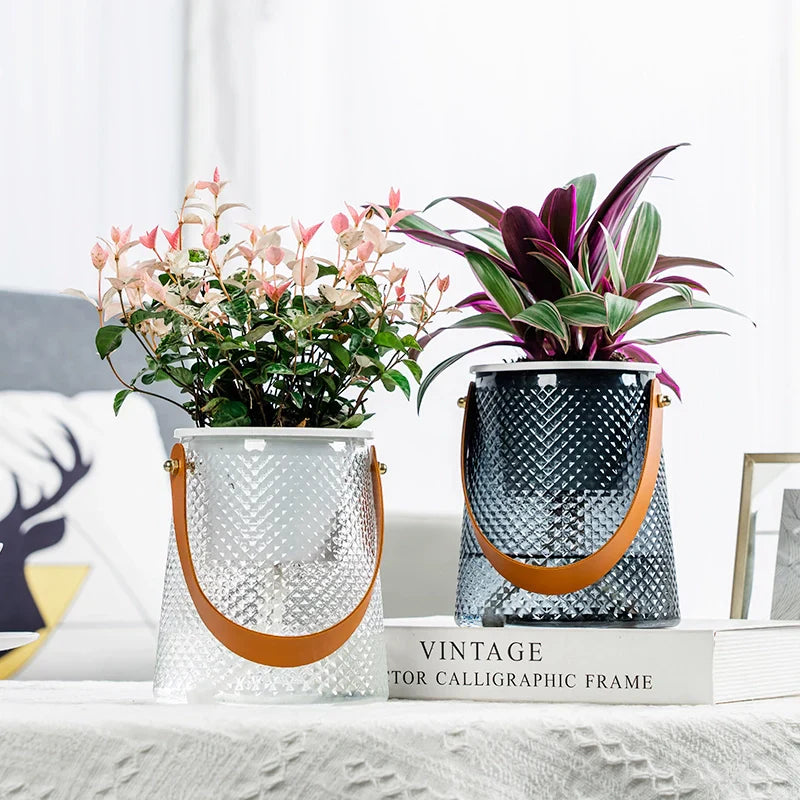 BowLift | Self-Watering Indoor Succulent Hydroponic Planter with Handle