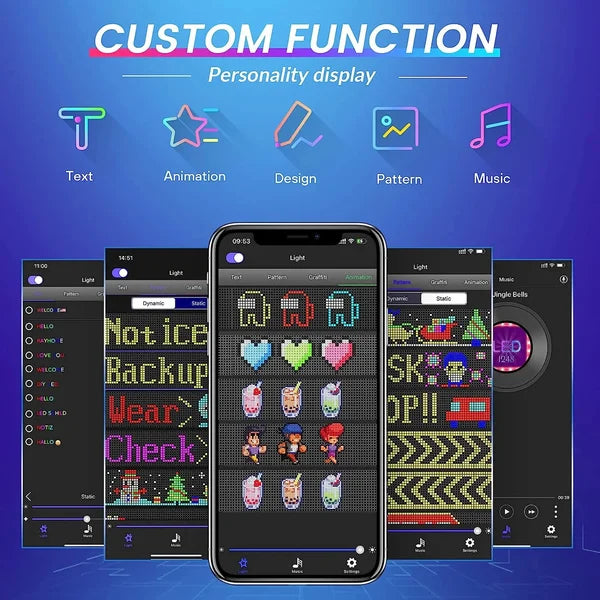 BowLift | Ultra-thin flexible Bluetooth LED screen
