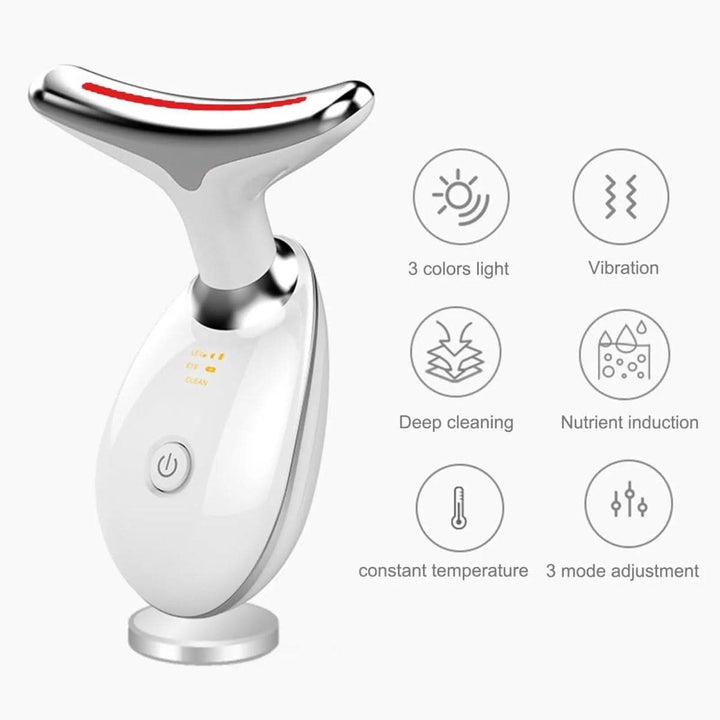 BowLift | 3-in-1 facial massager with light therapy, vibration & heat function