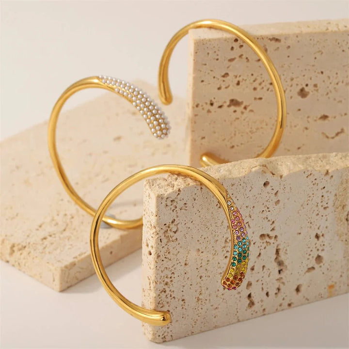 BowLift | Accented Classy Bangle Cuff Bracelets