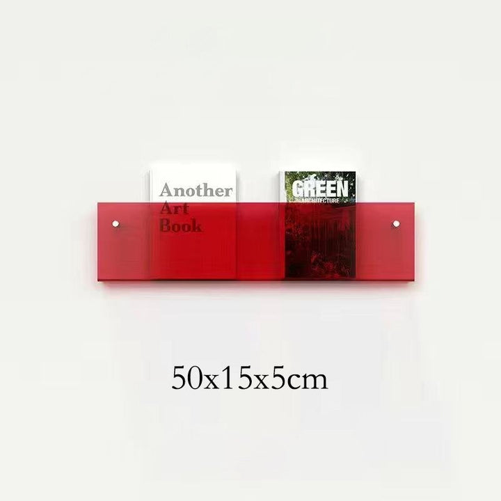 BowLift | Acrylic Wall-mounted 'Floating' Magazine Holder
