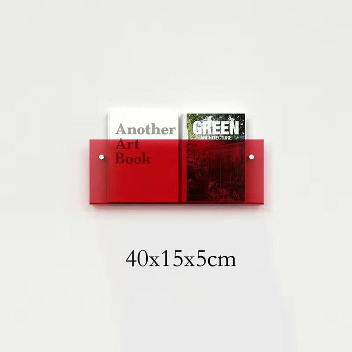 BowLift | Acrylic Wall-mounted 'Floating' Magazine Holder