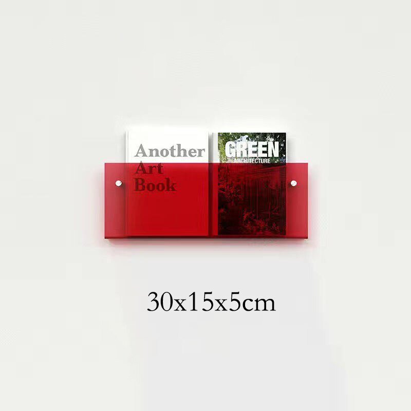 BowLift | Acrylic Wall-mounted 'Floating' Magazine Holder