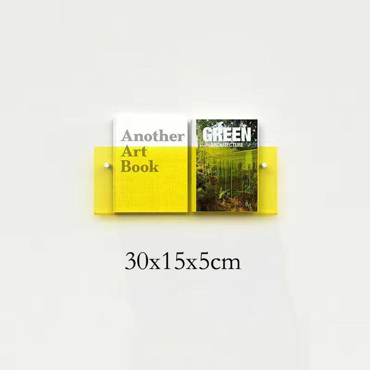 BowLift | Acrylic Wall-mounted 'Floating' Magazine Holder