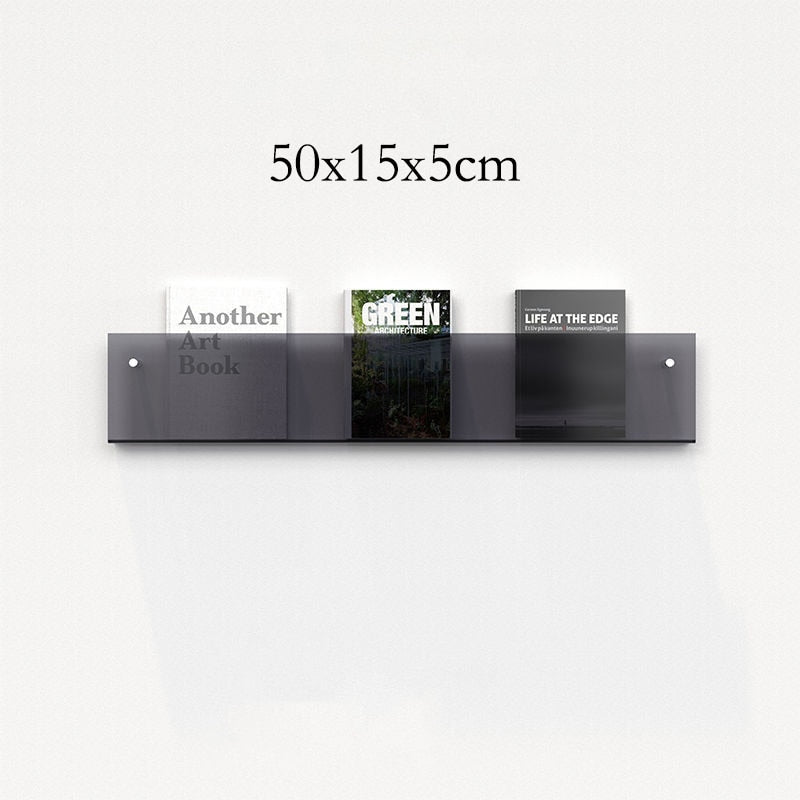 BowLift | Acrylic Wall-mounted 'Floating' Magazine Holder