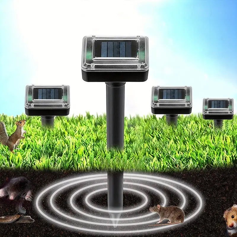 BowLift | Solar-powered snake and pest deterrent – Ultrasonic device for the garden