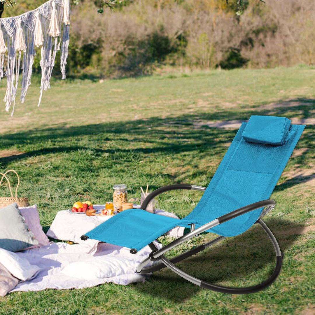 Relax lounger deck chair swinging lounger foldable | Bowlift