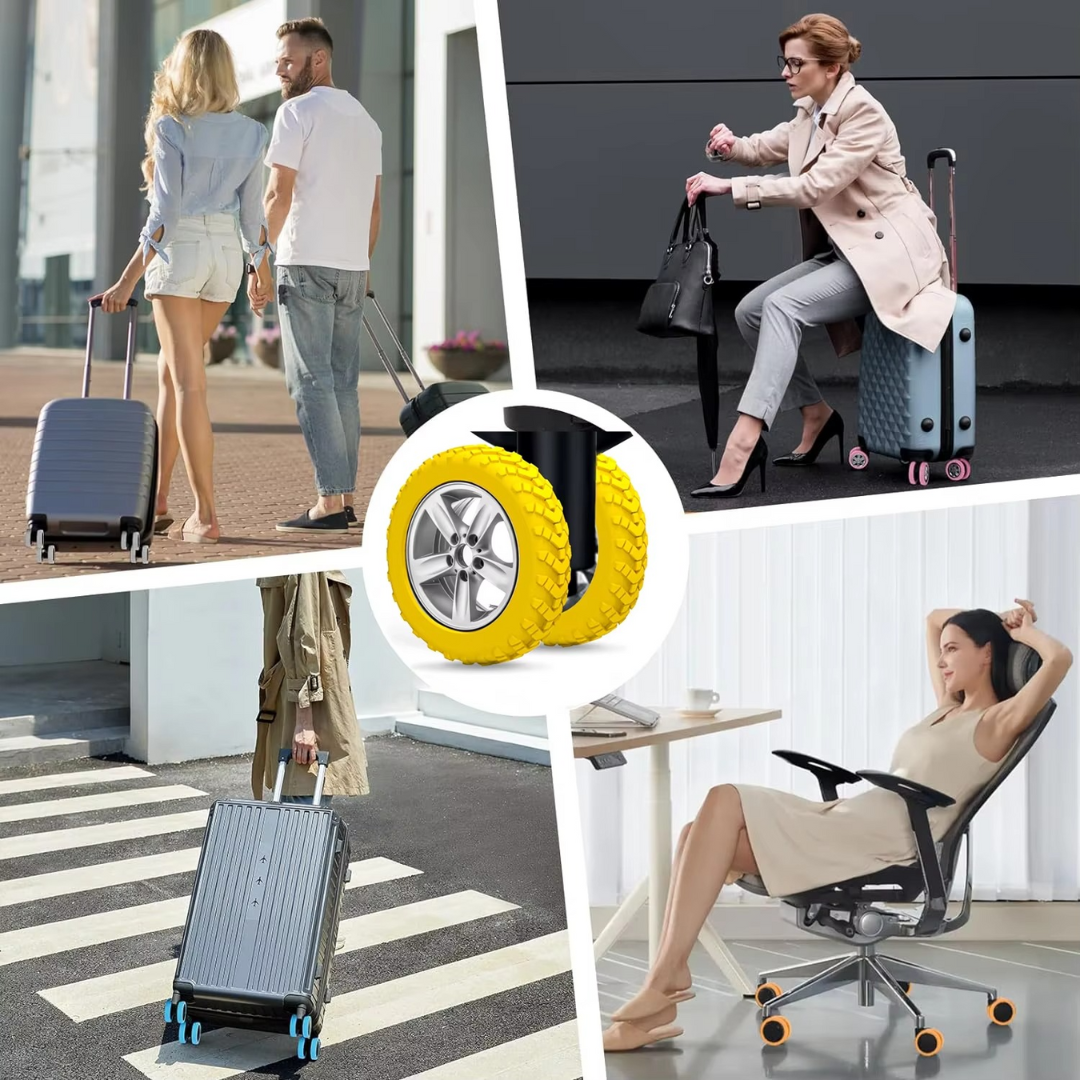 Rollrausch — Make your luggage quiet, durable, and unmistakably visible | Bowlift