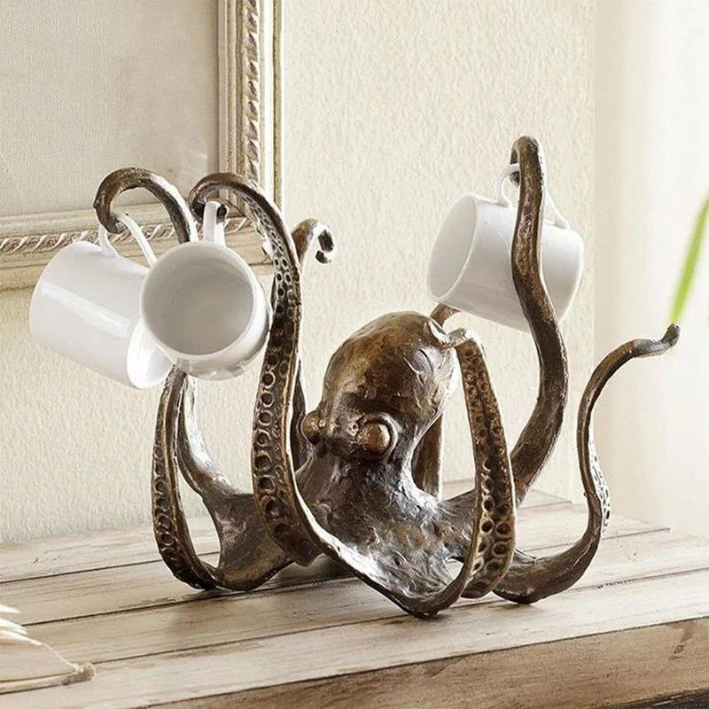 BowLift | Octopus Cup Holder Table Decoration Statue