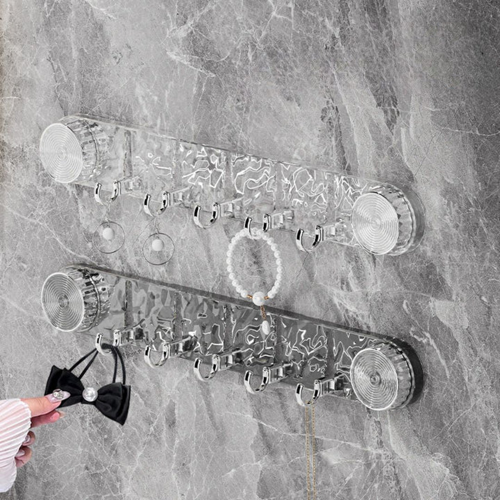 BowLift | Wall Hooks Transparent Suction Cup Organiser Rack