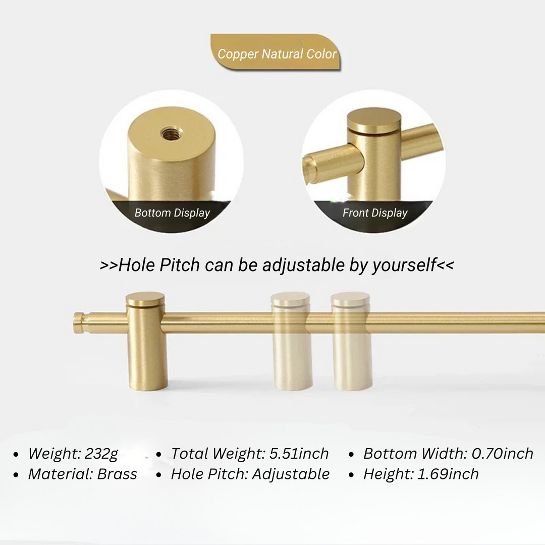 Adjustable Hole Cabinet Drawer Handle and Door Knob | Bowlift