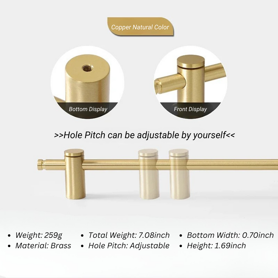 Adjustable Hole Cabinet Drawer Handle and Door Knob | Bowlift