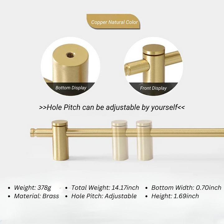 Adjustable Hole Cabinet Drawer Handle and Door Knob | Bowlift