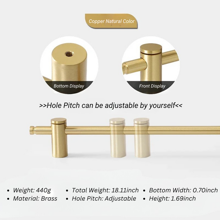 Adjustable Hole Cabinet Drawer Handle and Door Knob | Bowlift