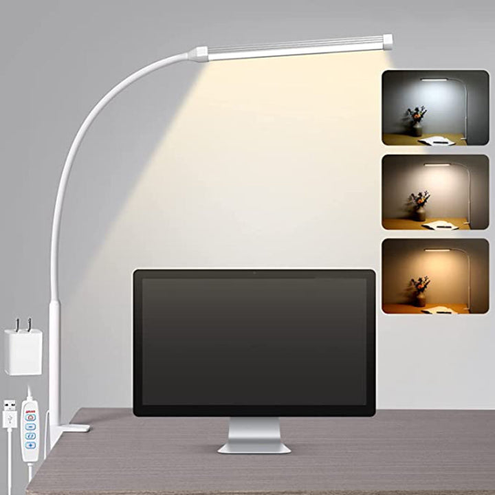BowLift | LED Desk Lamp with Adjustable Metal Arm
