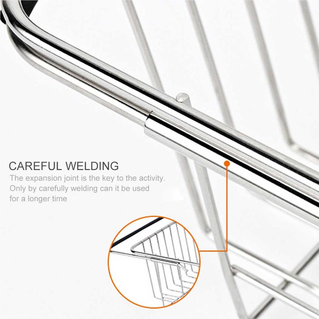 Adjustable Over Sink Drying Rack Stainless Steel Rustproof Drain Rack | Bowlift