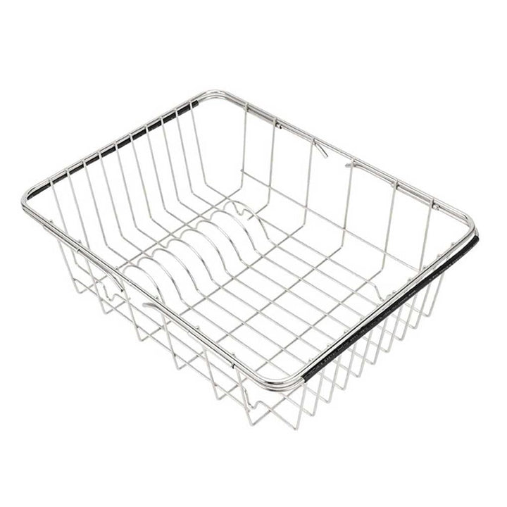Adjustable Over Sink Drying Rack Stainless Steel Rustproof Drain Rack | Bowlift