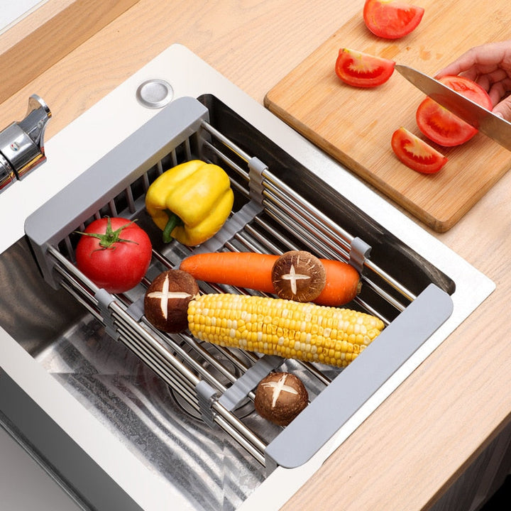 Adjustable Stainless Steel Drainer Plate Drainer Rack Kitchen Drainer | Bowlift