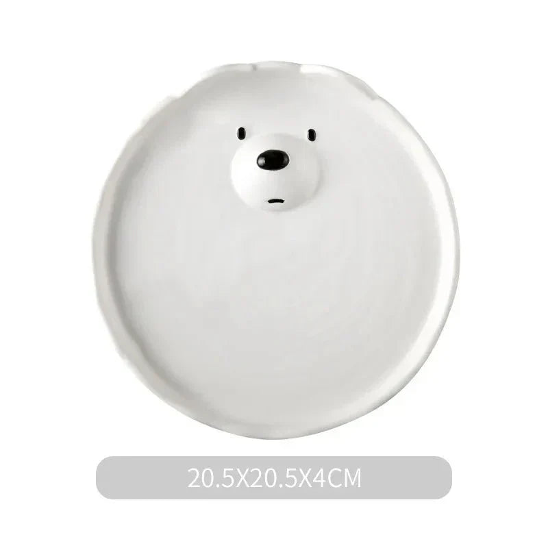 BowLift | Adorable Polar Bear Ceramic Dinnerware Set - PolarJoy