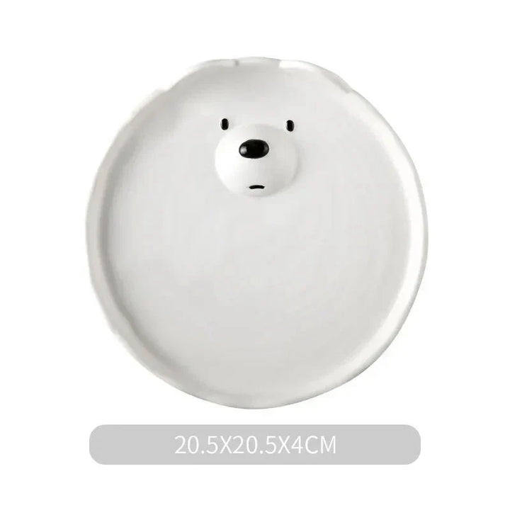 BowLift | Adorable Polar Bear Ceramic Dinnerware Set - PolarJoy