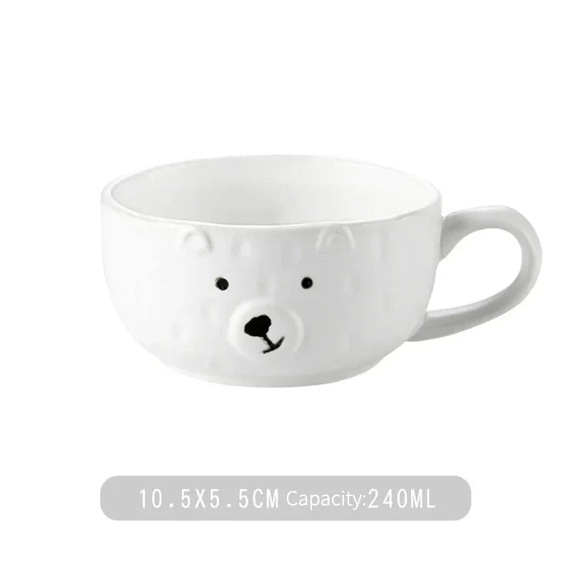 BowLift | Adorable Polar Bear Ceramic Dinnerware Set - PolarJoy